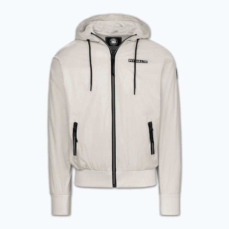 Мъжко яке Pitbull Athletic Logo Nylon Hooded light sand 5