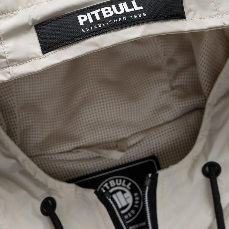 Мъжко яке Pitbull Athletic Logo Nylon Hooded light sand 8