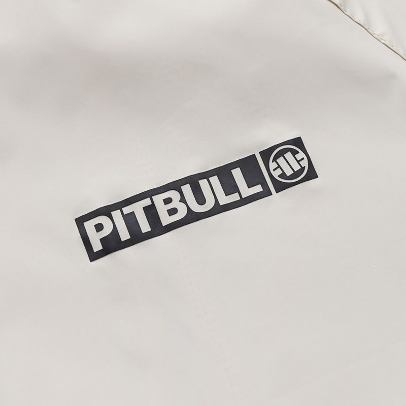 Мъжко яке Pitbull Athletic Logo Nylon Hooded light sand 9