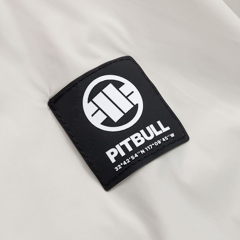 Мъжко яке Pitbull Athletic Logo Nylon Hooded light sand 10