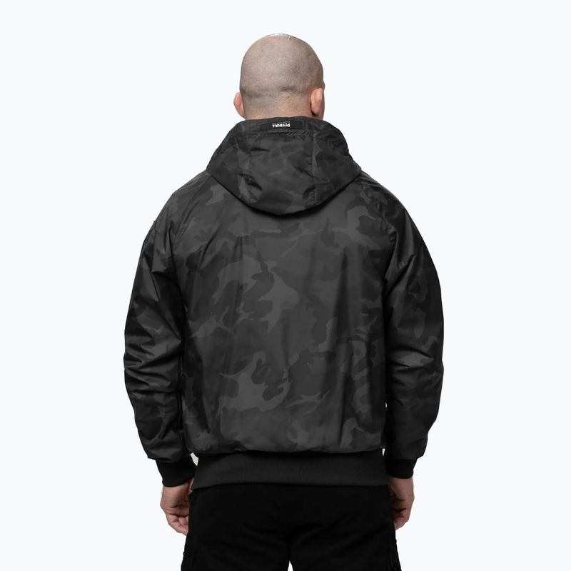 Мъжко яке Pitbull Athletic Logo Nylon Hooded black 3