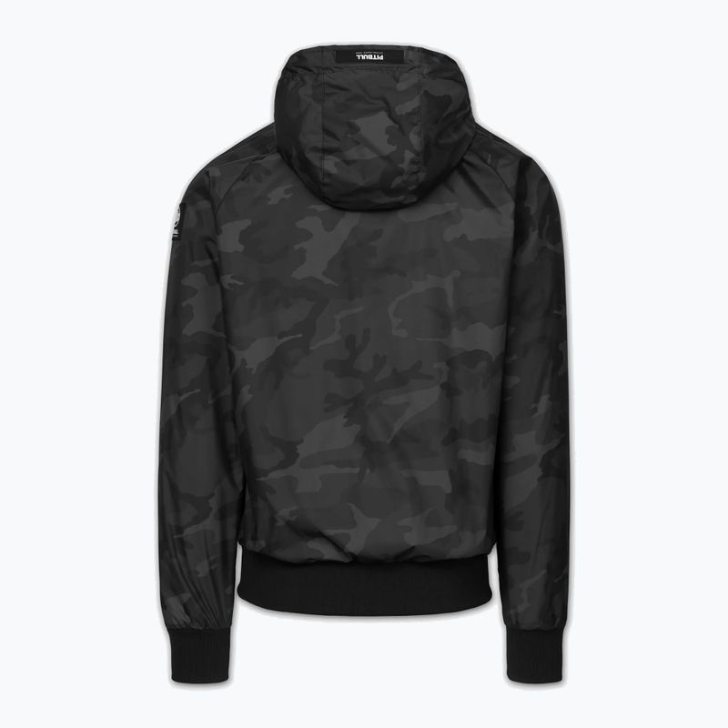Мъжко яке Pitbull Athletic Logo Nylon Hooded black 7
