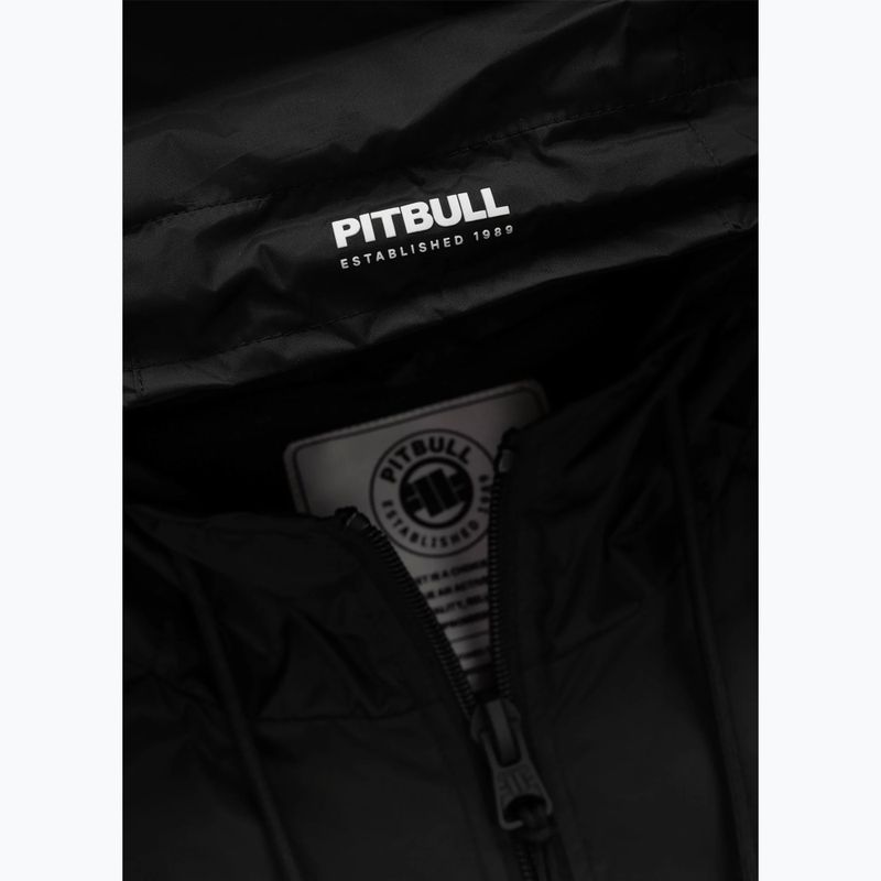 Мъжко яке Pitbull Athletic Tape Nylon Hooded black 6