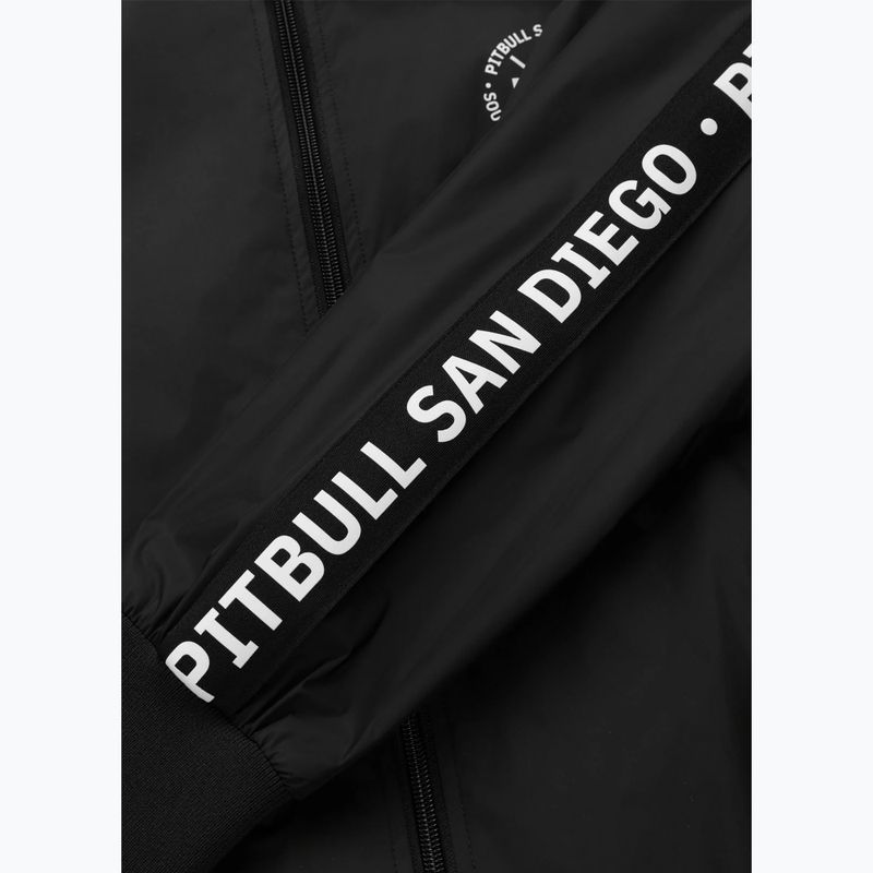 Мъжко яке Pitbull Athletic Tape Nylon Hooded black 7