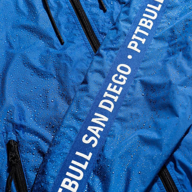 Мъжко яке Pitbull Athletic Tape Nylon Hooded electric blue 13