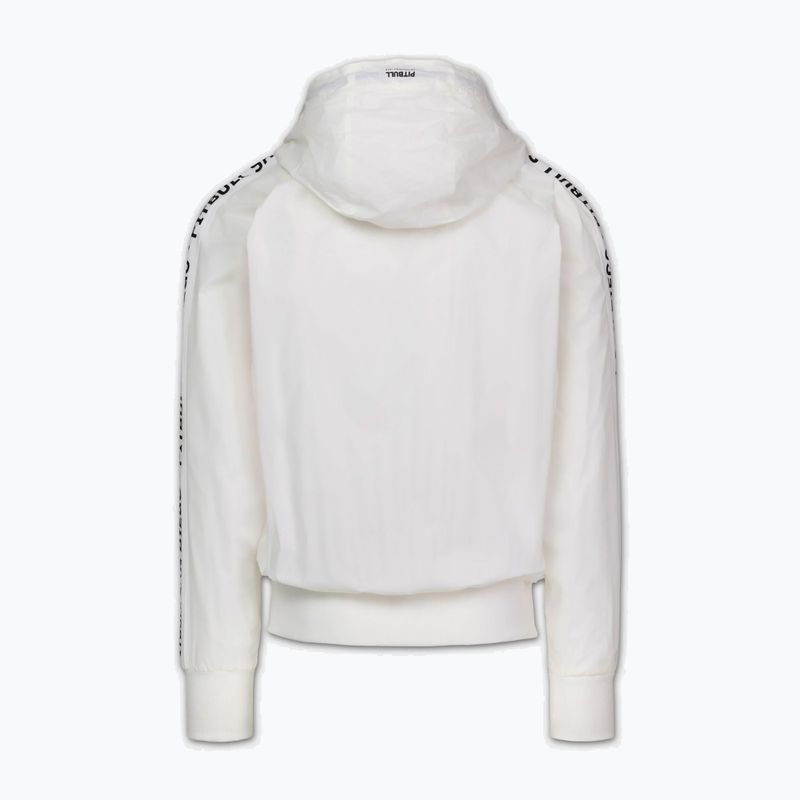 Мъжко яке Pitbull Athletic Tape Nylon Hooded off white 5