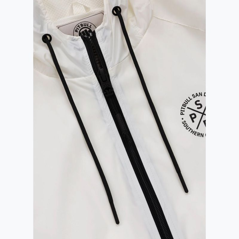 Мъжко яке Pitbull Athletic Tape Nylon Hooded off white 6
