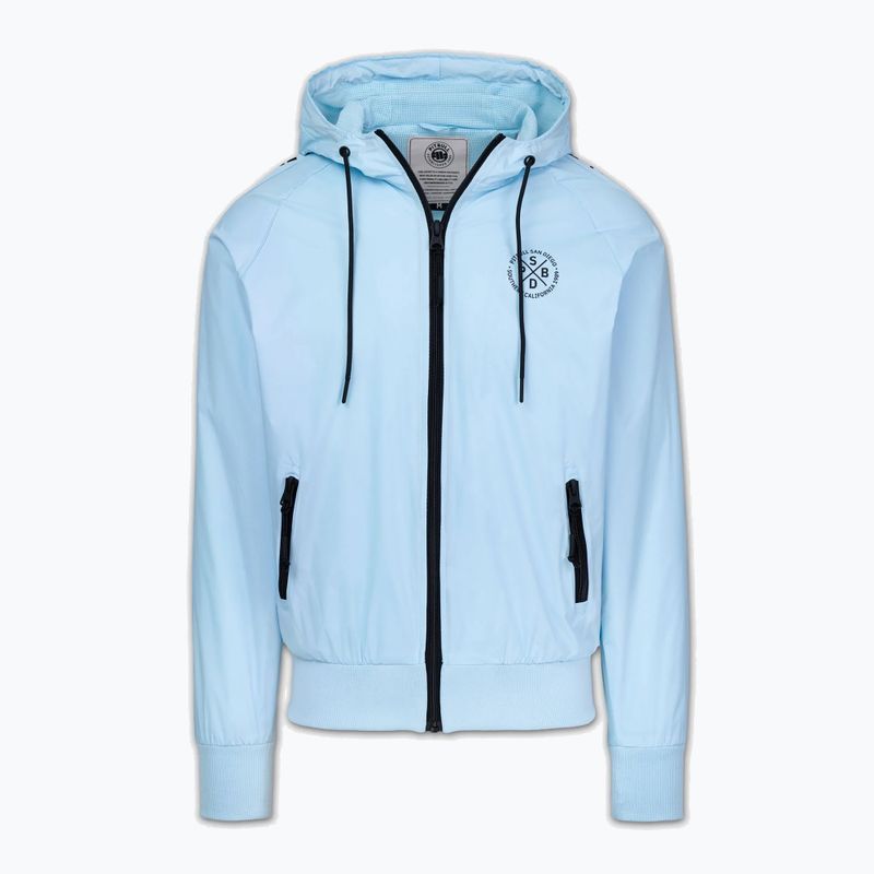 Мъжко яке Pitbull Athletic Tape Nylon Hooded light blue 5