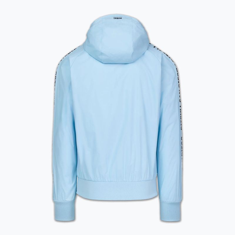 Мъжко яке Pitbull Athletic Tape Nylon Hooded light blue 6