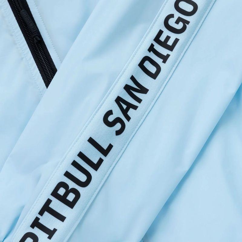 Мъжко яке Pitbull Athletic Tape Nylon Hooded light blue 10