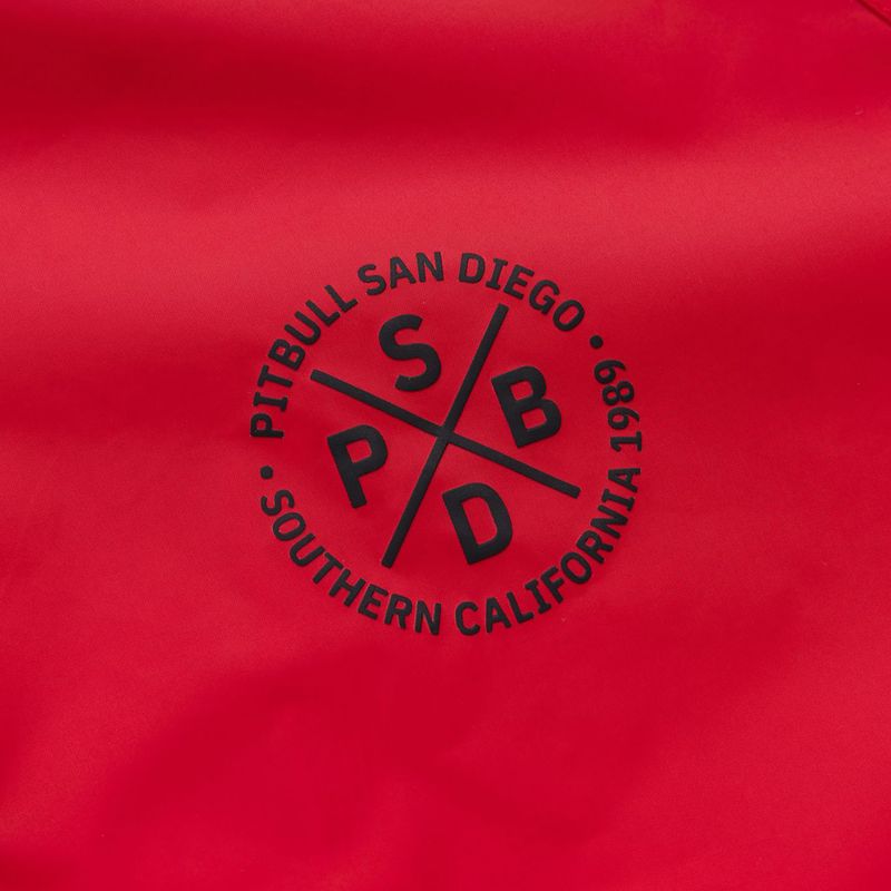 Мъжко яке Pitbull Athletic Tape Nylon Hooded red 10