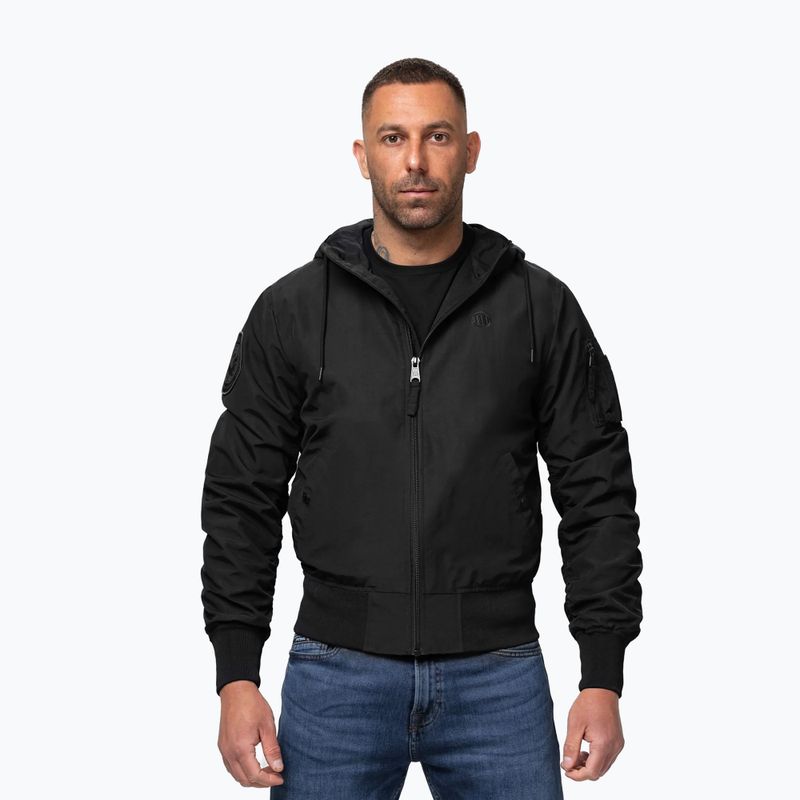 Мъжко яке Pitbull Hooper Hooded black 4