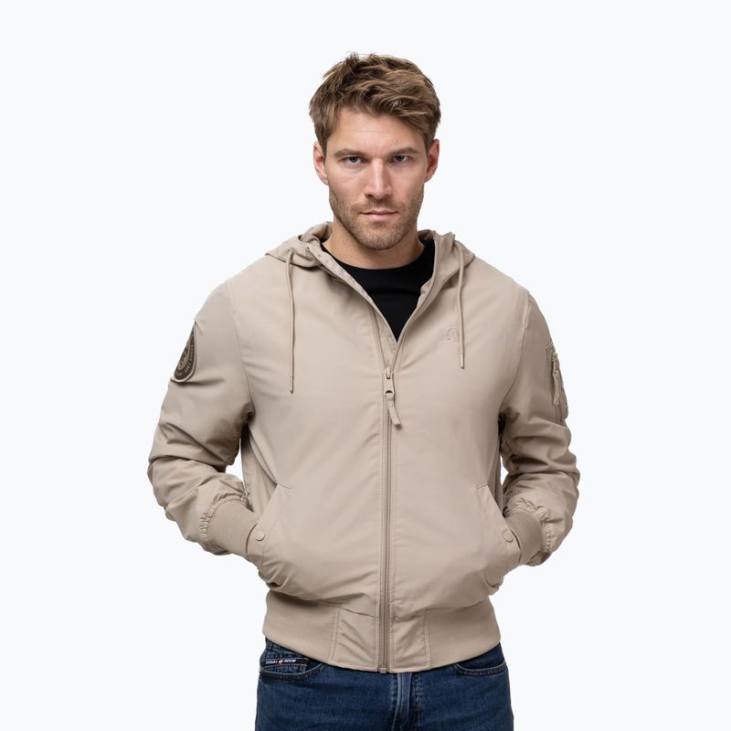 Мъжко яке Pitbull Hooper Hooded sand 4