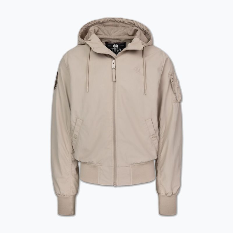 Мъжко яке Pitbull Hooper Hooded sand 5