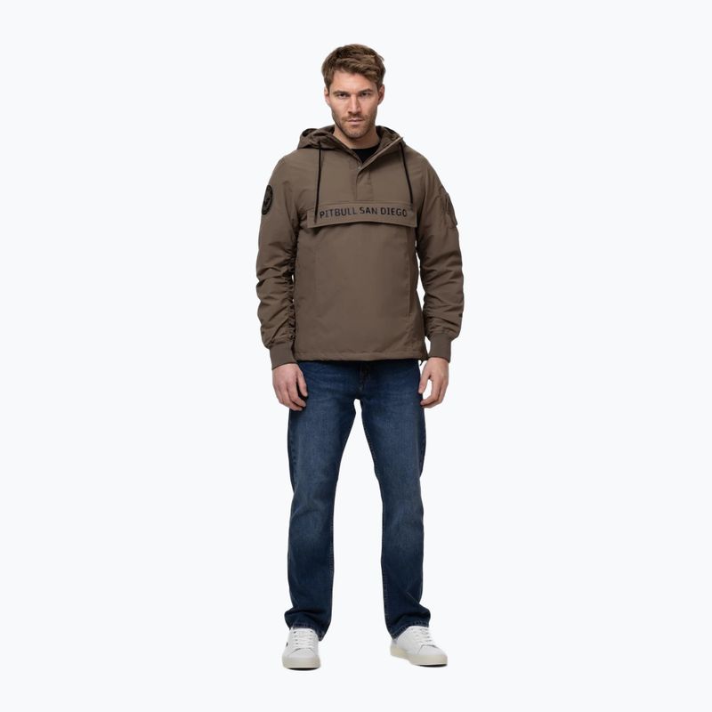 Мъжко яке Pitbull Meandro Kangaroo dark brown 2
