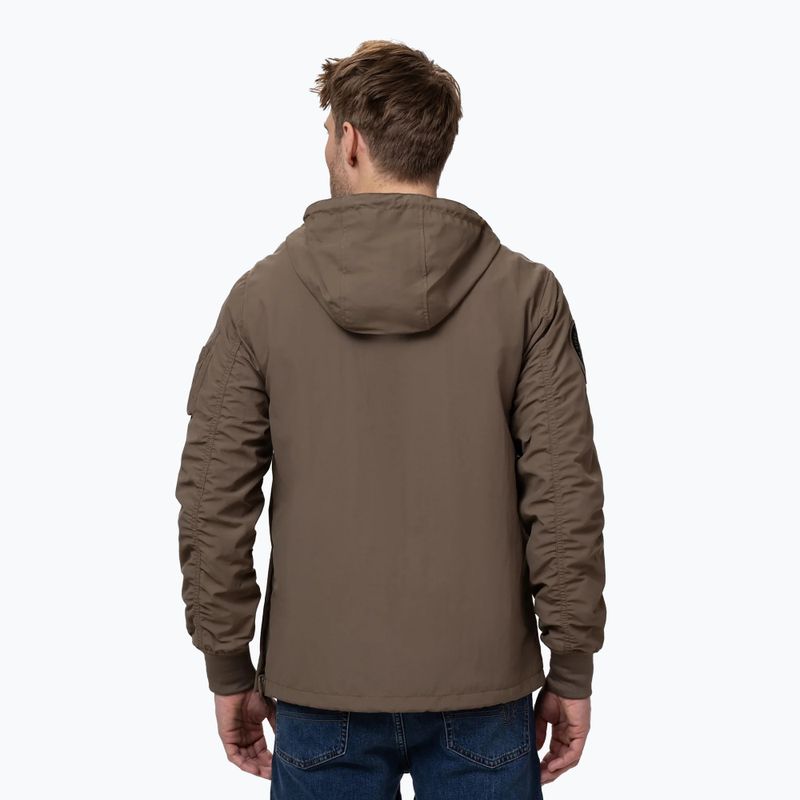 Мъжко яке Pitbull Meandro Kangaroo dark brown 3