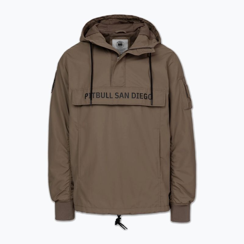 Мъжко яке Pitbull Meandro Kangaroo dark brown 4