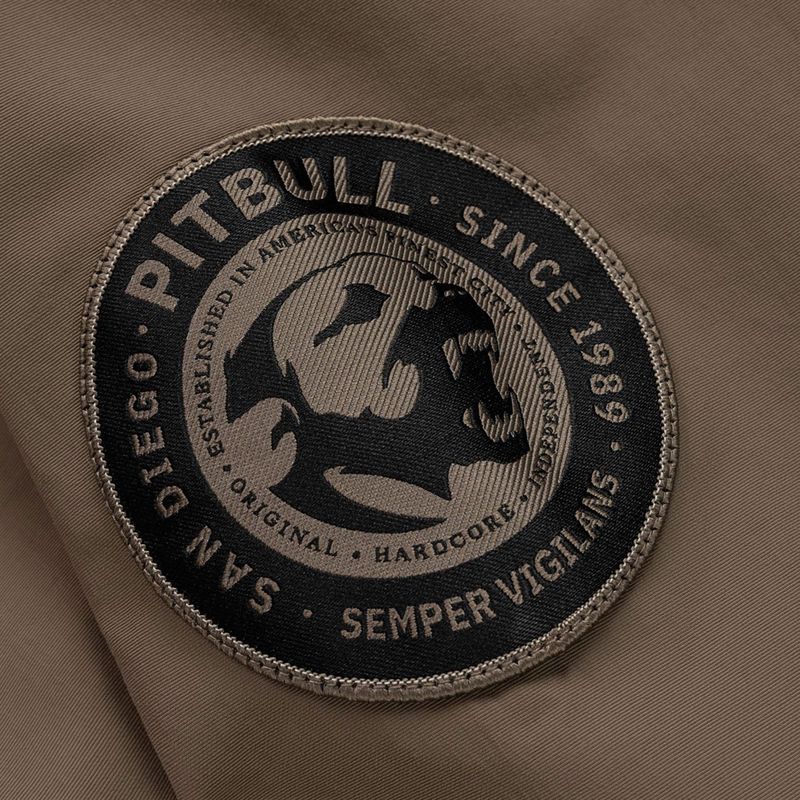 Мъжко яке Pitbull Meandro Kangaroo dark brown 9