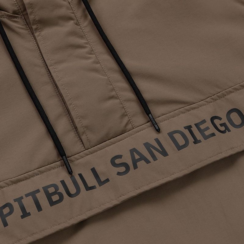 Мъжко яке Pitbull Meandro Kangaroo dark brown 12