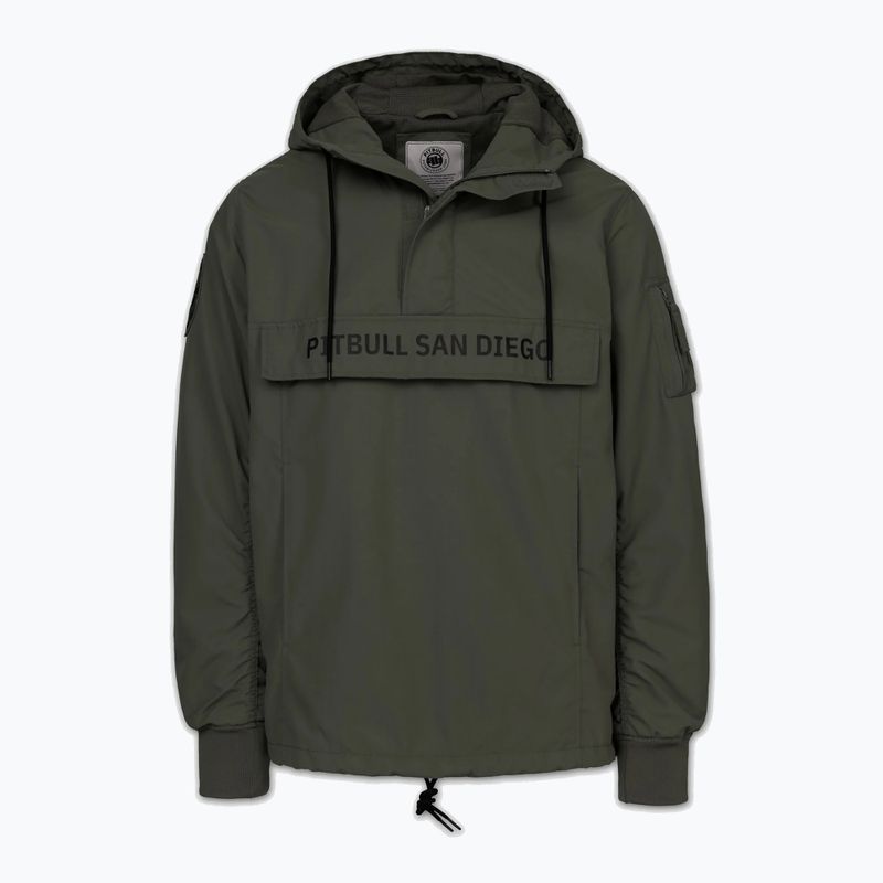 Мъжко яке Pitbull Meandro Kangaroo dark olive 3