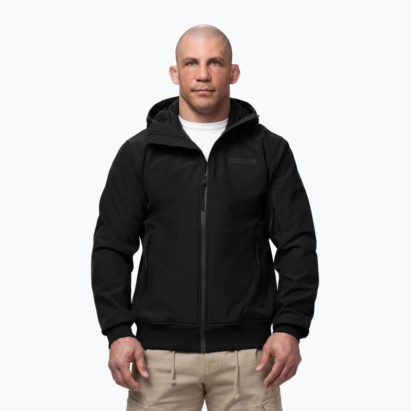 Мъжко яке Pitbull Roscoe Softshell black 4
