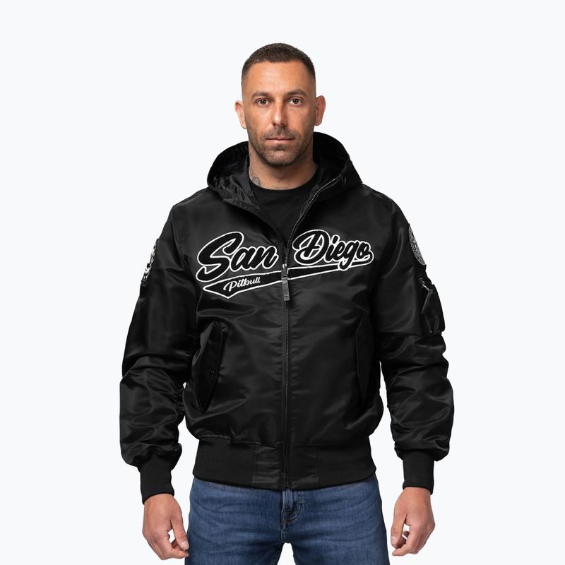 Мъжко яке Pitbull Aero Flight Hooded black 5