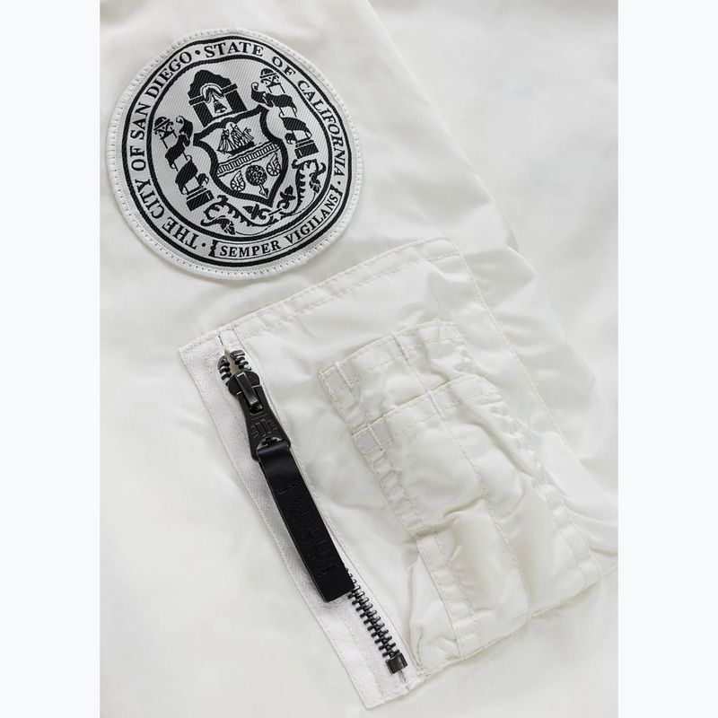 Мъжко яке Pitbull Aero Flight Hooded off white 10
