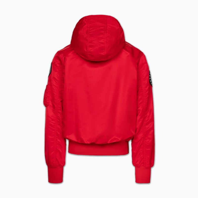 Мъжко яке Pitbull Aero Flight Hooded fluo/red 6