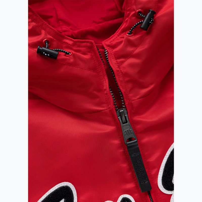 Мъжко яке Pitbull Aero Flight Hooded fluo/red 14