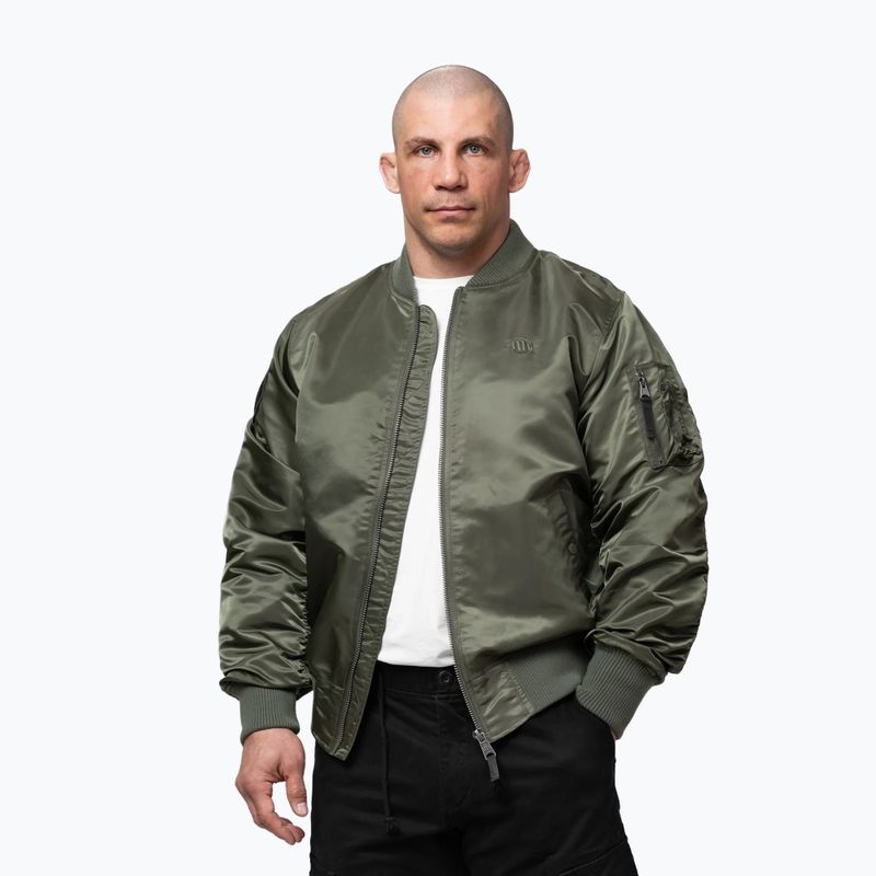 Мъжко яке Pitbull Akron MA1 Flight olive 4