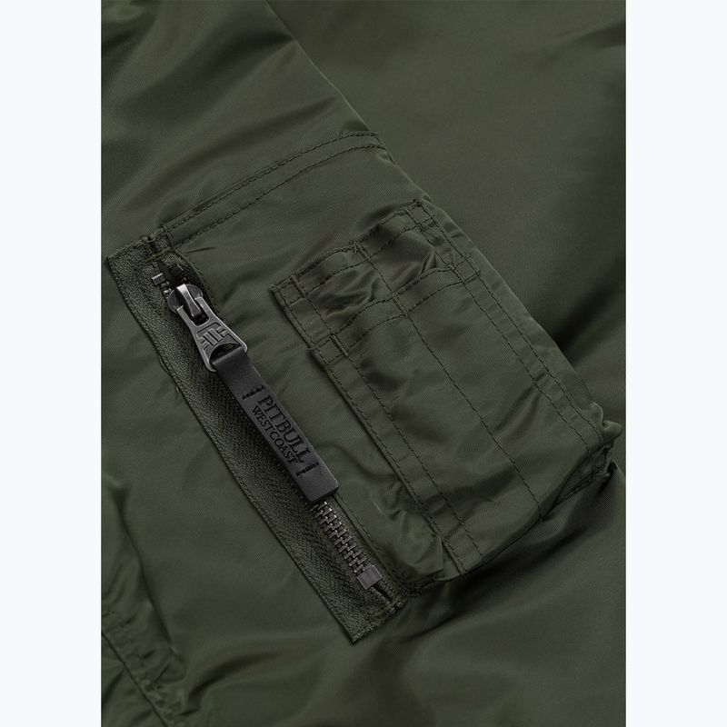 Мъжко яке Pitbull Akron MA1 Flight olive 10
