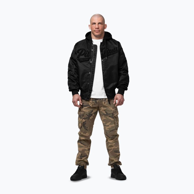 Мъжко яке Pitbull Mason San Diego Baseball Hooded black 2