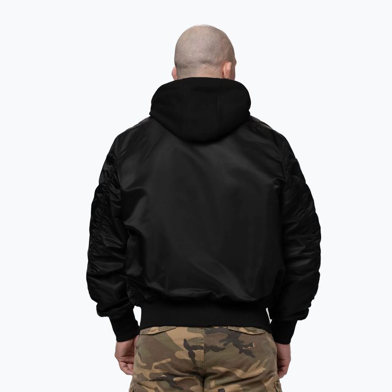 Мъжко яке Pitbull Mason San Diego Baseball Hooded black 3