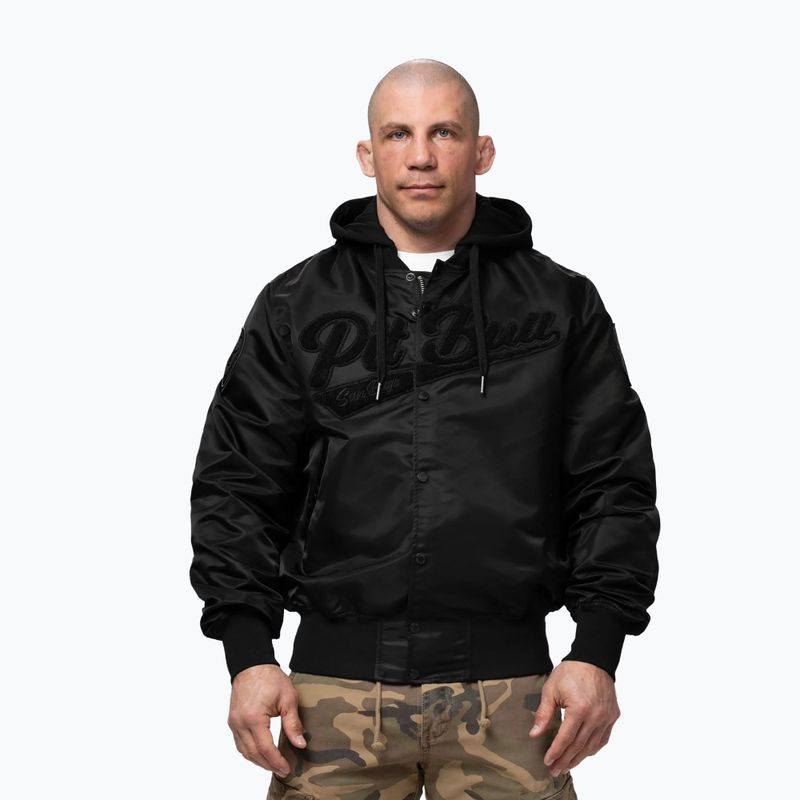 Мъжко яке Pitbull Mason San Diego Baseball Hooded black 4