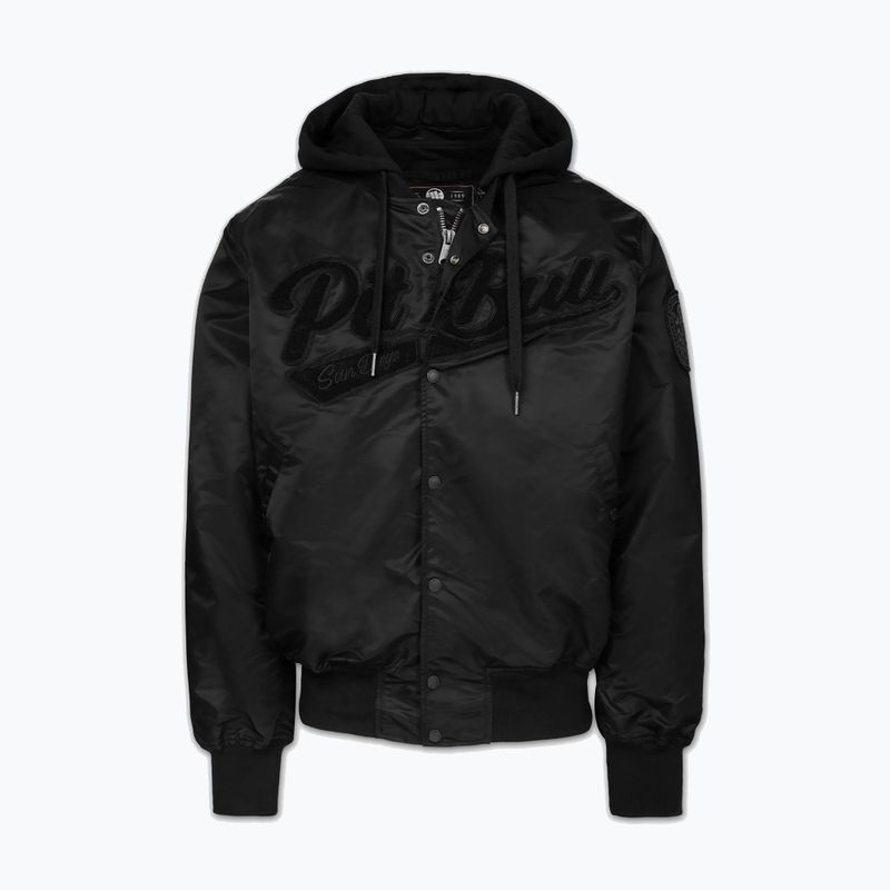 Мъжко яке Pitbull Mason San Diego Baseball Hooded black 5
