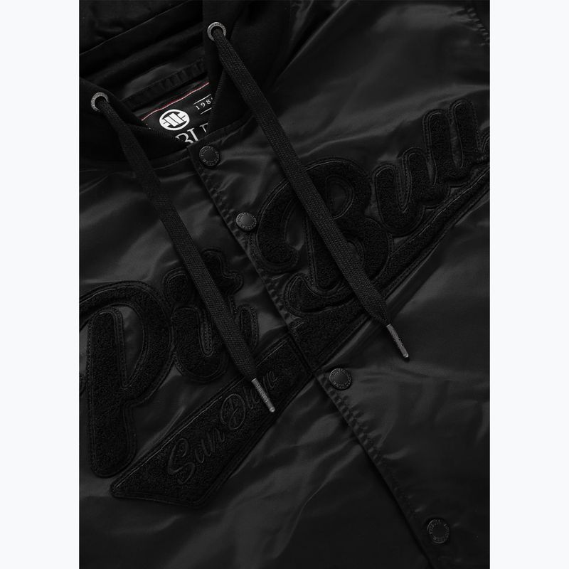 Мъжко яке Pitbull Mason San Diego Baseball Hooded black 11