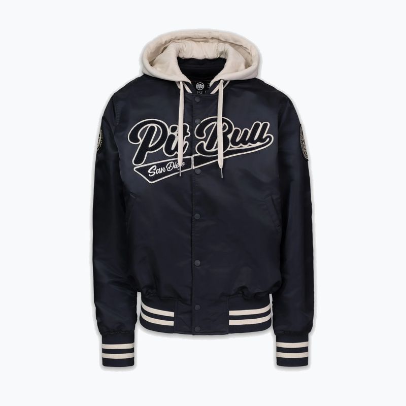 Мъжко яке Pitbull Mason San Diego Baseball Hooded dark navy/beige 4