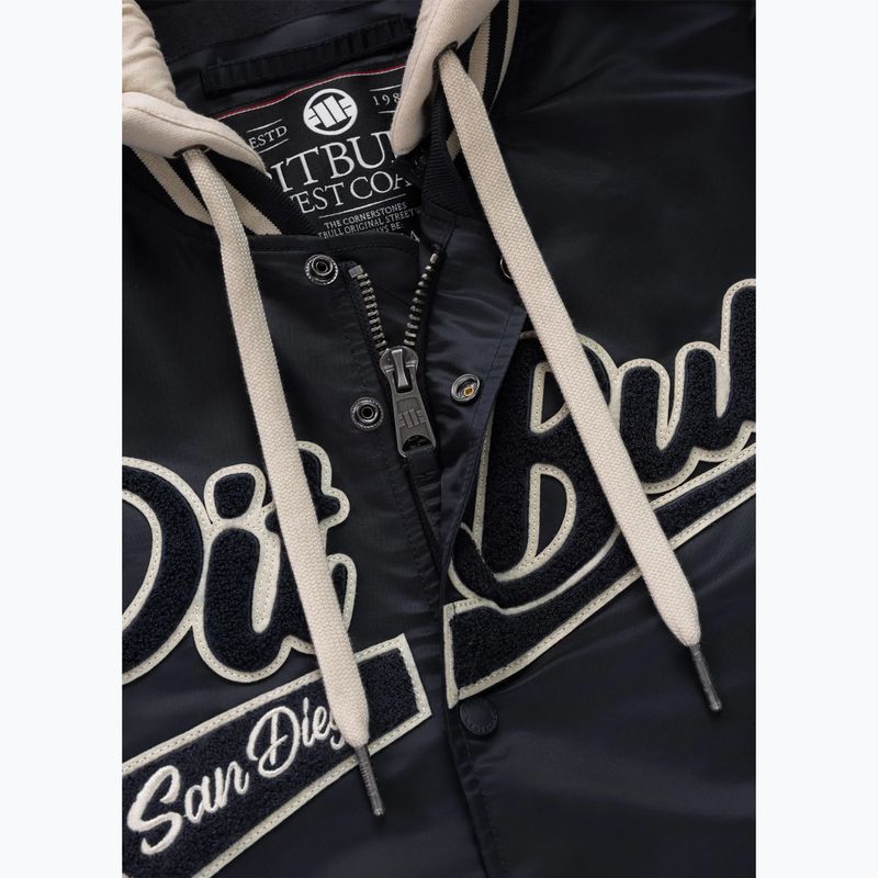 Мъжко яке Pitbull Mason San Diego Baseball Hooded dark navy/beige 6