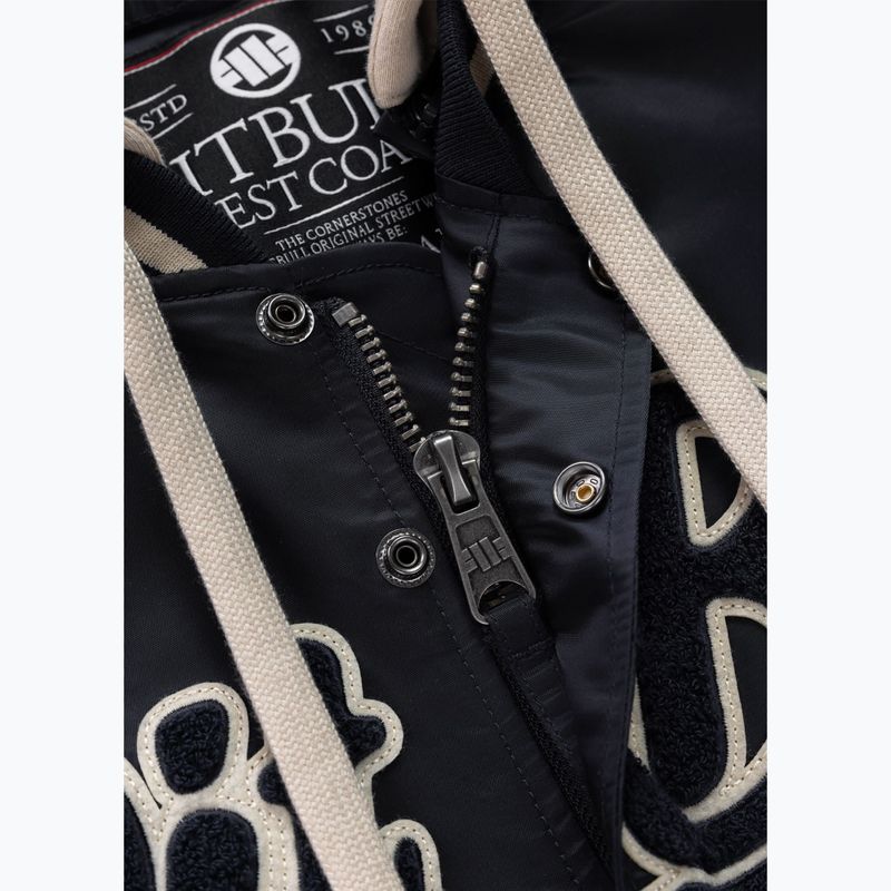 Мъжко яке Pitbull Mason San Diego Baseball Hooded dark navy/beige 8