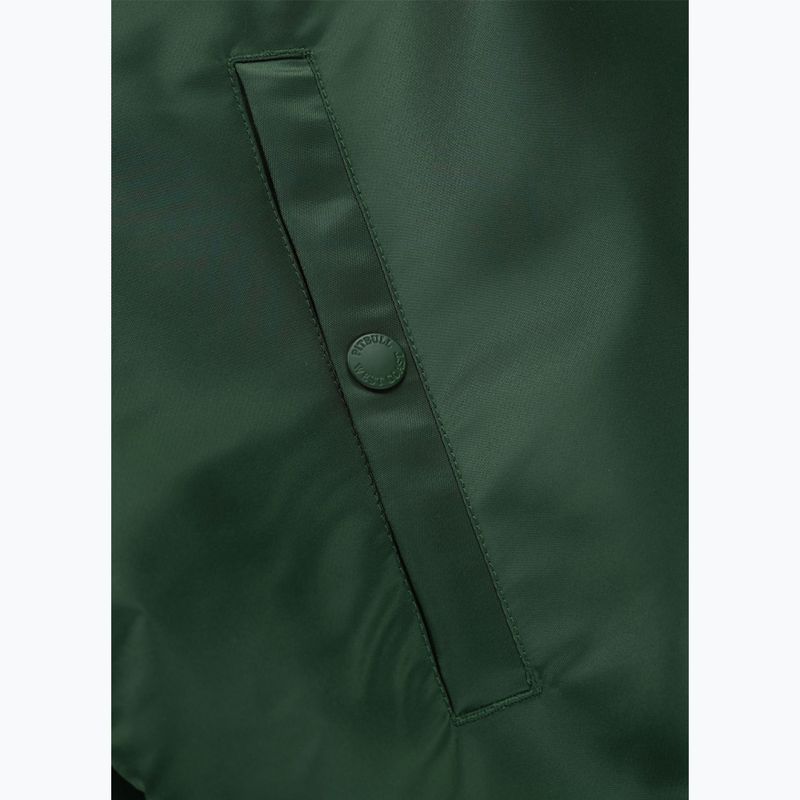 Мъжко яке Pitbull Mason San Diego Baseball Hooded bottle green/beige 12