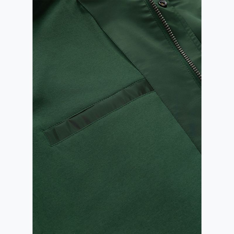 Мъжко яке Pitbull Mason San Diego Baseball Hooded bottle green/beige 13