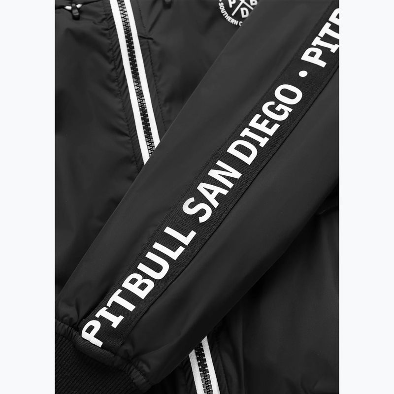 Дамско яке Pitbull Aaricia Stripes Nylon Hooded black 8