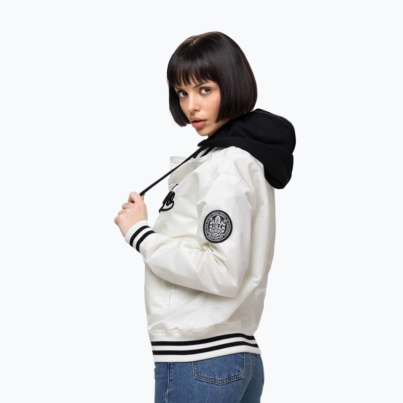 Дамско яке Pitbull Angela San Diego Hooded Varsity off white 4
