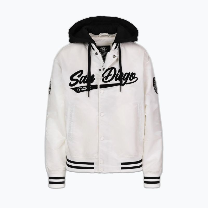 Дамско яке Pitbull Angela San Diego Hooded Varsity off white 5
