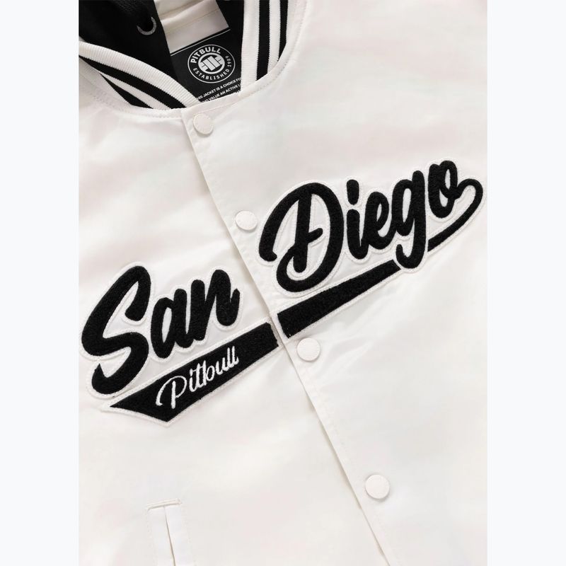 Дамско яке Pitbull Angela San Diego Hooded Varsity off white 11