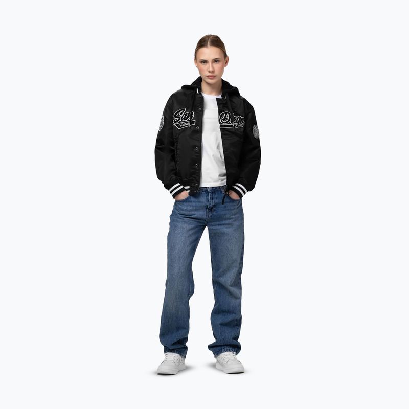 Дамско яке Pitbull Angela San Diego Hooded Varsity black 2
