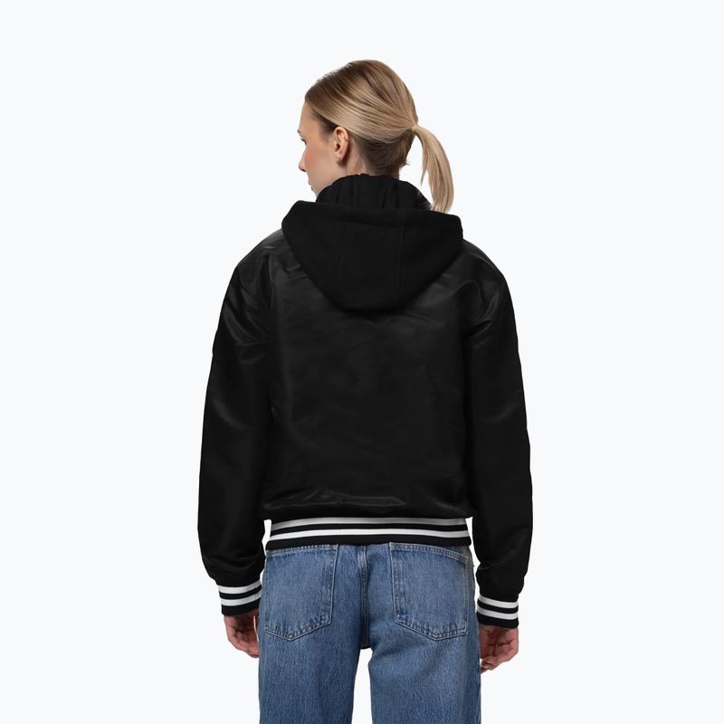 Дамско яке Pitbull Angela San Diego Hooded Varsity black 3