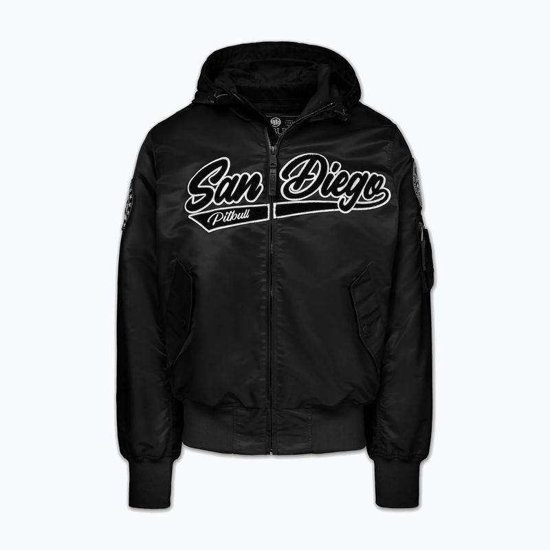 Дамско яке Pitbull Angela San Diego Hooded Varsity black 6