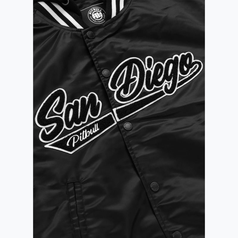 Дамско яке Pitbull Angela San Diego Hooded Varsity black 13