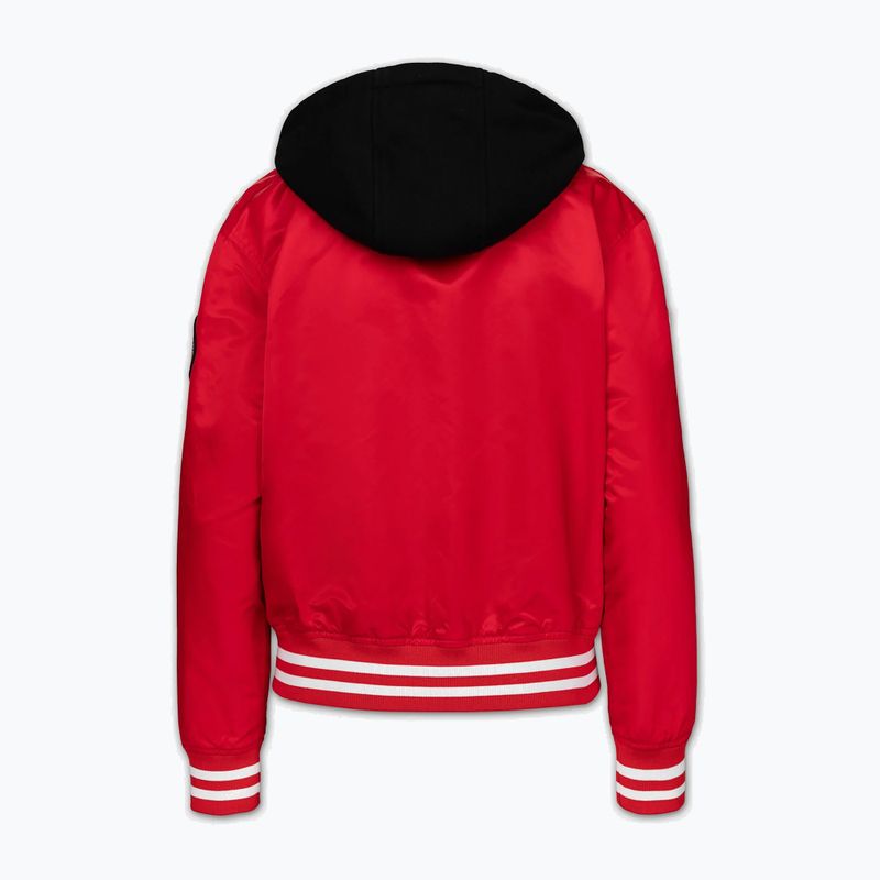 Дамско яке Pitbull Angela San Diego Hooded Varsity fluo/red 7